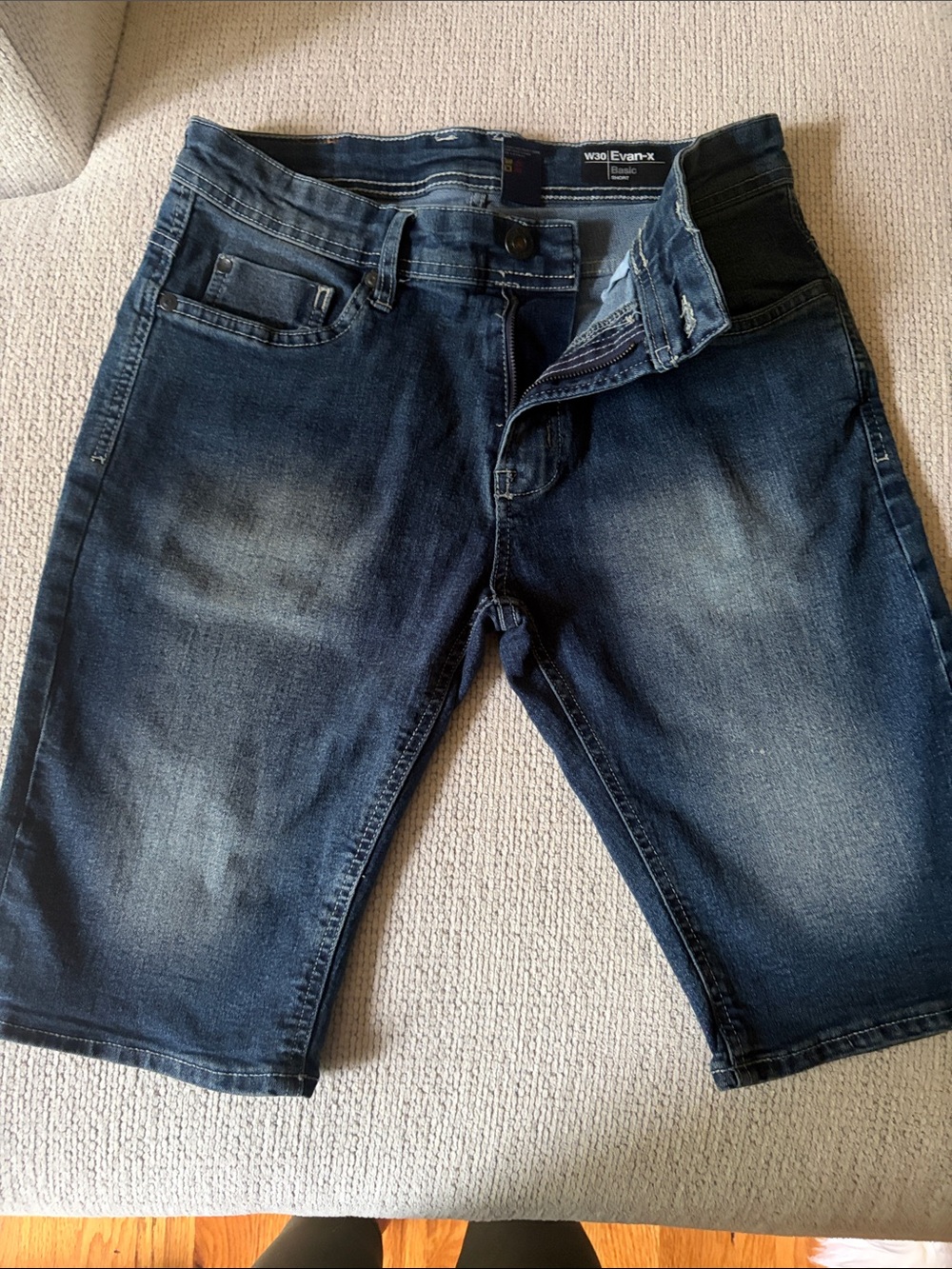Women’s Dark Blue Denim Jean Shorts